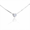 Collar-plata-corazón-punto-de-luz-Enigma-plata