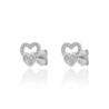 Pendientes-plata-doble-corazón-Enigma- Plata