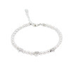 Pulsera-plata-perla-corazones-Enigma-plata