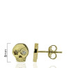 Pendientes-calavera-plata-acabado-oro-Enigma-plata