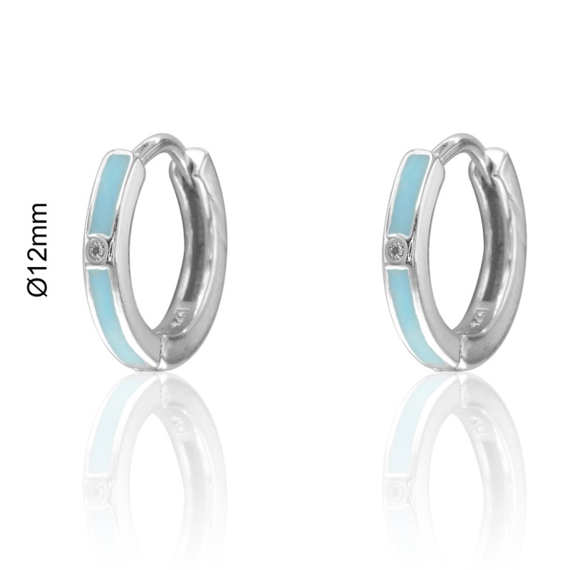 Pendientes-plata-esmalte-azul-Enigma-plata