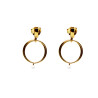 Pendientes-plata-acabado-oro-Enigma-plata