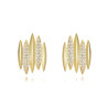 Pendientes-plata-acabado-oro-Enigma-plata