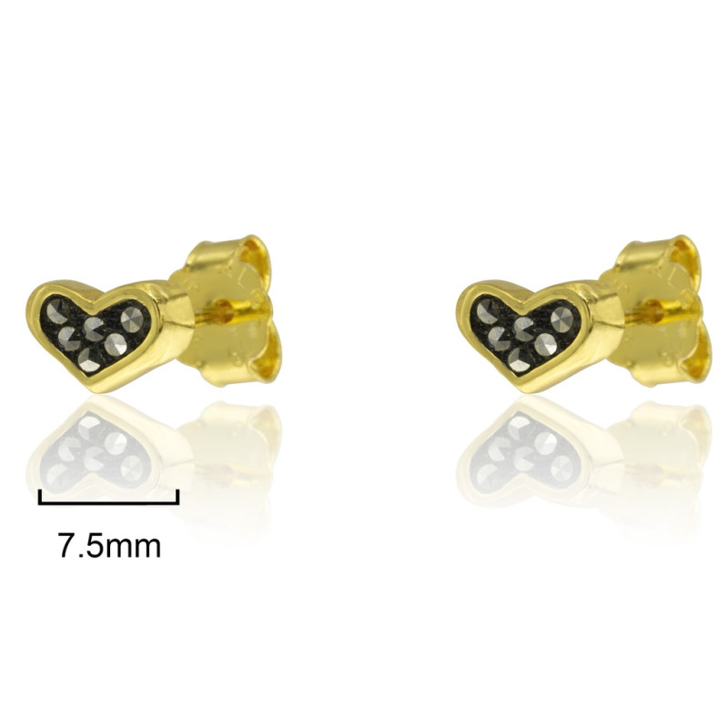 Pendientes-plata-acabado-oro-Enigma-plata Pendientes-plata-acabado-oro-Enigma-plata