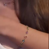 Pulsera-plata-acabado oro-imagen-modelo-Enigma-plata