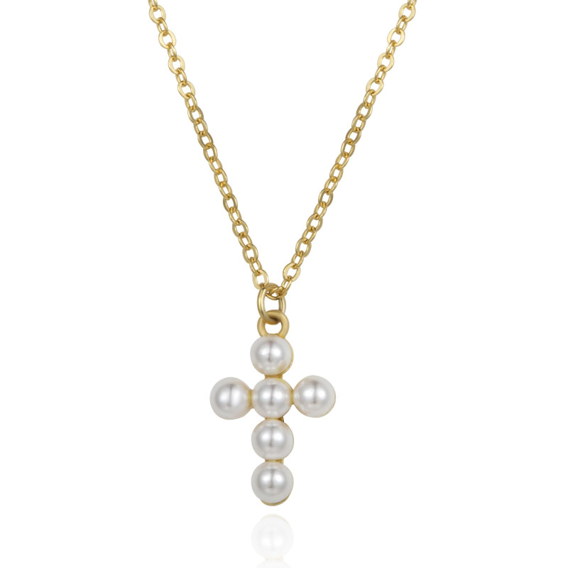 Collar-plata-acabado-oro-eternal-cruz-perlas-Enigma-plata Collar-plata-acabado-oro-eternal-cruz-perlas-Enigma-plata