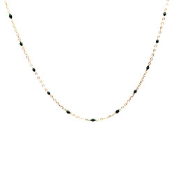 Collar-plata-acabado-oro-esmalte-verde-Enigma-plata