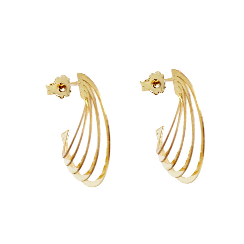 Pendientes-plata-acabado-oro-Enigma-plata