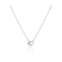 Collar-plata-corazón-piedra-amor-Enigma-plata