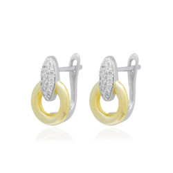 Pendientes-plata-bicolor-Enigma-plata