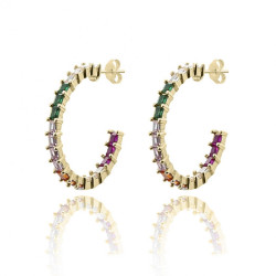 Pendientes-aros-plata-acabado-oro-circonitas-colores-Enigma-plata