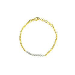 Pulsera-plata-acabado-oro-perlas-Enigma-plata