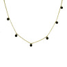 Collar-plata-minerales-circonitas-negras-Enigma-plata