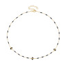 Collar-plata-oro-esmalte-negro-Enigma-plata