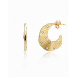 Pendientes-plata-acabado-oro-Enigma-plata