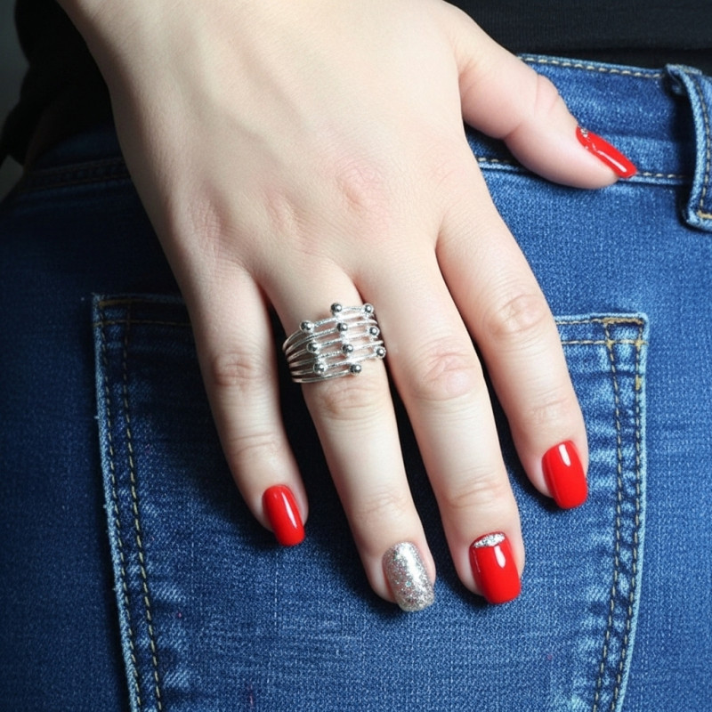 Anillo-plata-bolitas-imagen-modelo-Enigma-plata