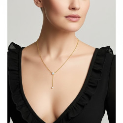 Collar-plata-acabado-oro-imagen-modelo-Enigma-plata