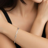 Pulsera-plata cadena-imagen-modelo- Enigma-plata