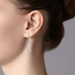 Pendientes-plata-circonitas-eslabón-imagen-modelo-Enigma-plata