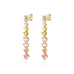 Pendientes-plata-acabado-oro-Enigma-plata