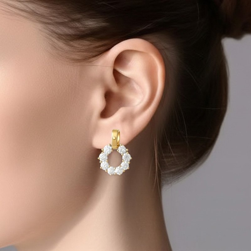 Pendientes-plata-acabado-oro-circulo-imagen-modelo-enigma-plata