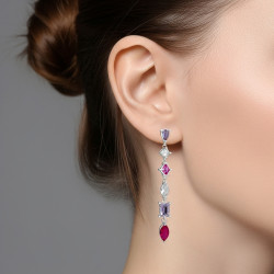 Pendientes-plata-colores-acabado-oro-imagen-modelo-Enigma-plata