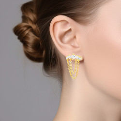 Pendientes-plata-acabado-oro-circonitas-imagen-modelo-Enigma-plata