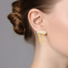 Pendientes-plata-acabado-oro-circonitas-imagen-modelo-Enigma-plata