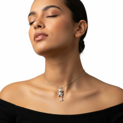 Collar-plata-senda-imagen-modelo-Enigma-plata