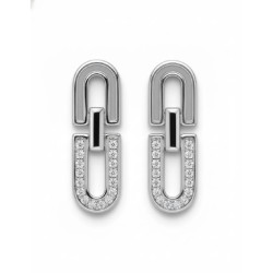 Pendientes-plata-nácar y circonitas-Enigma-plata