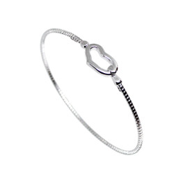 Pulsera-plata-semiflex-corazól-Enigma-plata