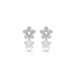 Pendientes-plata-doble margarita-imagen-producto-Enigma-plata