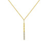 Collar-plata-barrita-circonitas-blancas-acabado-oro-Enigma-plata