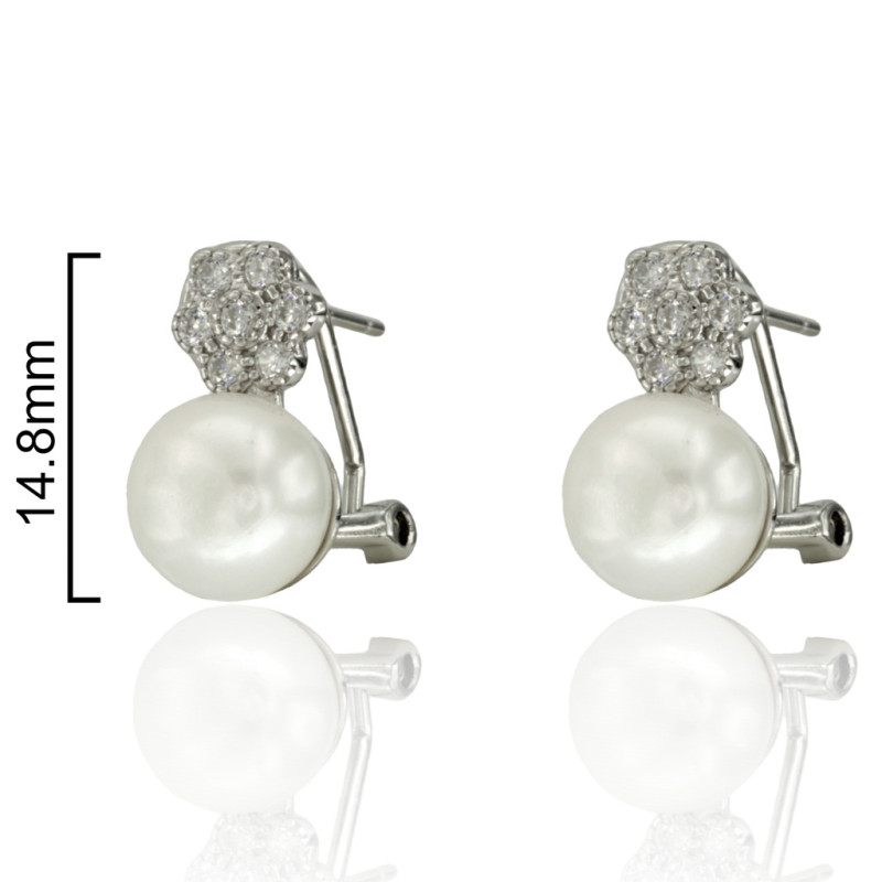 PENDIENTES PERLA BODA