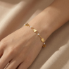 Pulsera-plata-acabado-oro-ositos-imagen-modelo-enigma-plata