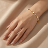 Pulsera-plata-acabado-oro-ositos-imagen-modelo-enigma-plata