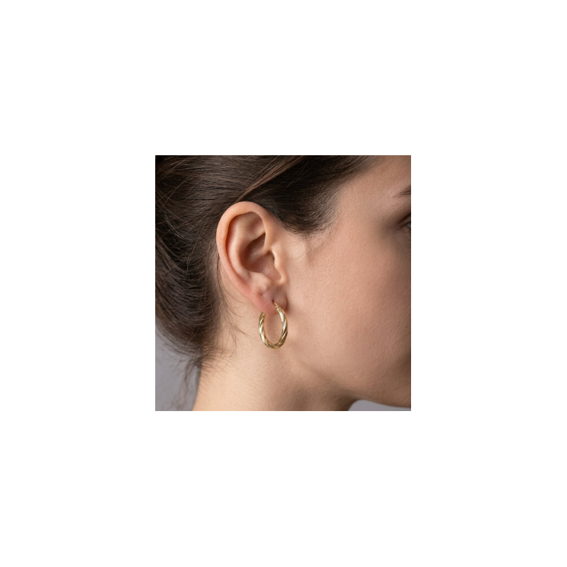 Pendientes-plata- acabado-oro-aros-imagen-modelo-enigma-plata