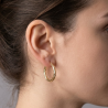 Pendientes-plata- acabado-oro-aros-imagen-modelo-enigma-plata